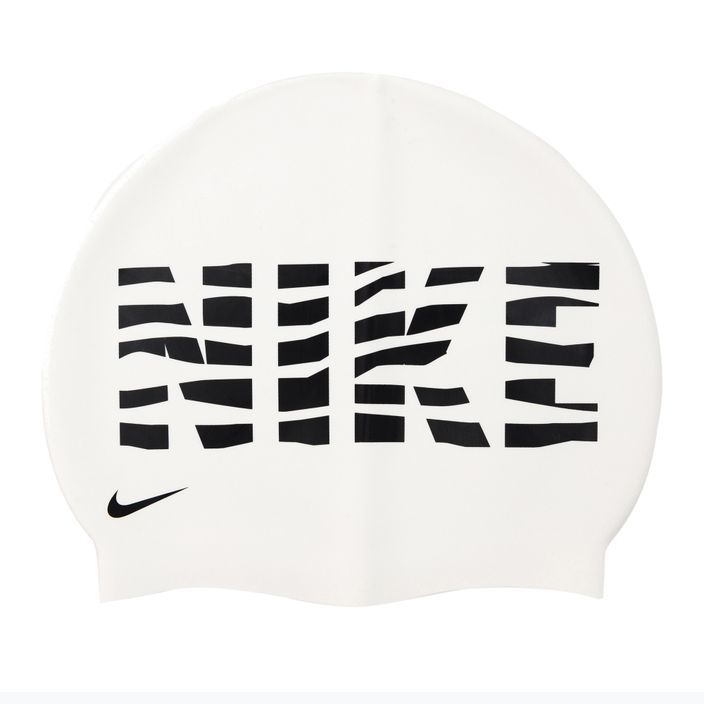 Nike Wave Stripe Graphic 3 шапка за плуване бяла NESSC160-100 2