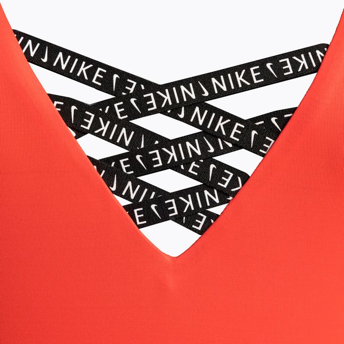 Nike Sneakerkini U-Back дамски бански от една част оранжев NESSC254-631 3