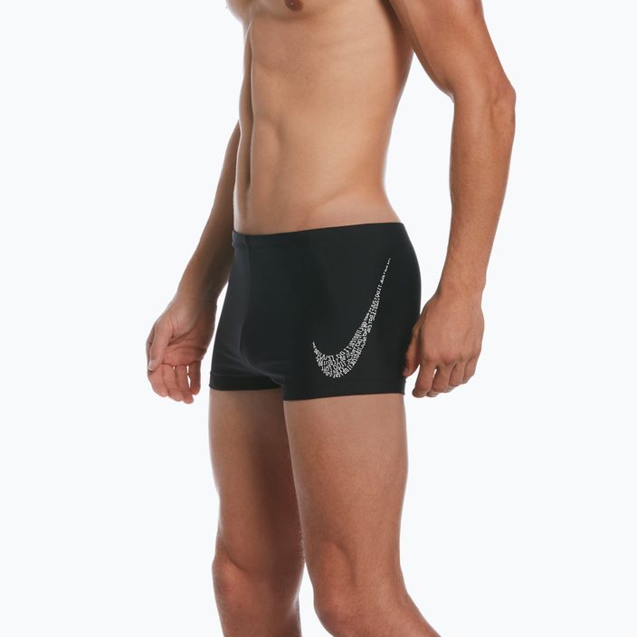 Мъжки боксерки за плуване Nike Jdi Swoosh Square Leg black NESSC581 5