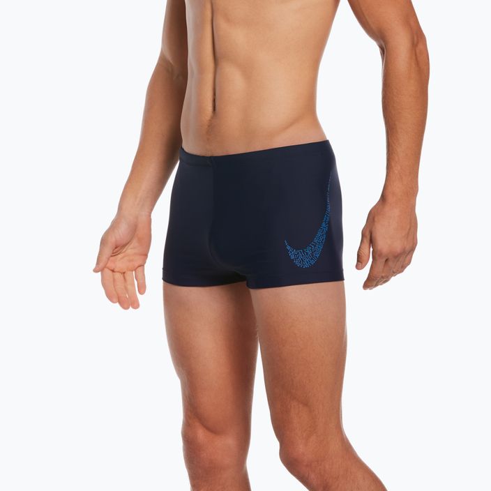 Мъжки бански шорти Nike Jdi Swoosh Square Leg Navy Blue NESSC581 5