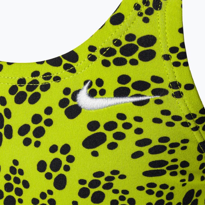 Детски бански от една част Nike Multiple Print Fastback Green NESSC755-312 3
