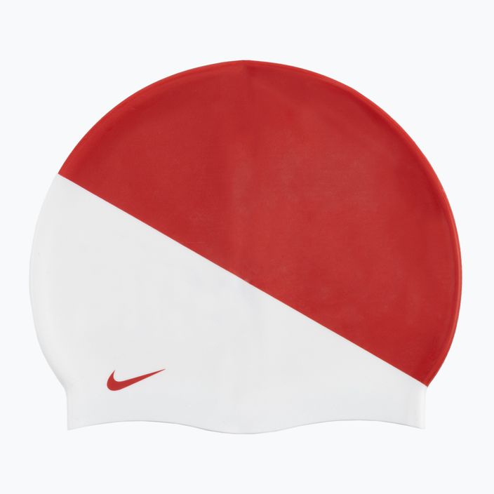 Nike Jdi Slogan червена и бяла шапка за плуване NESS9164-613 2