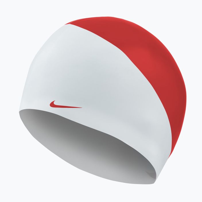 Nike Jdi Slogan червена и бяла шапка за плуване NESS9164-613 5