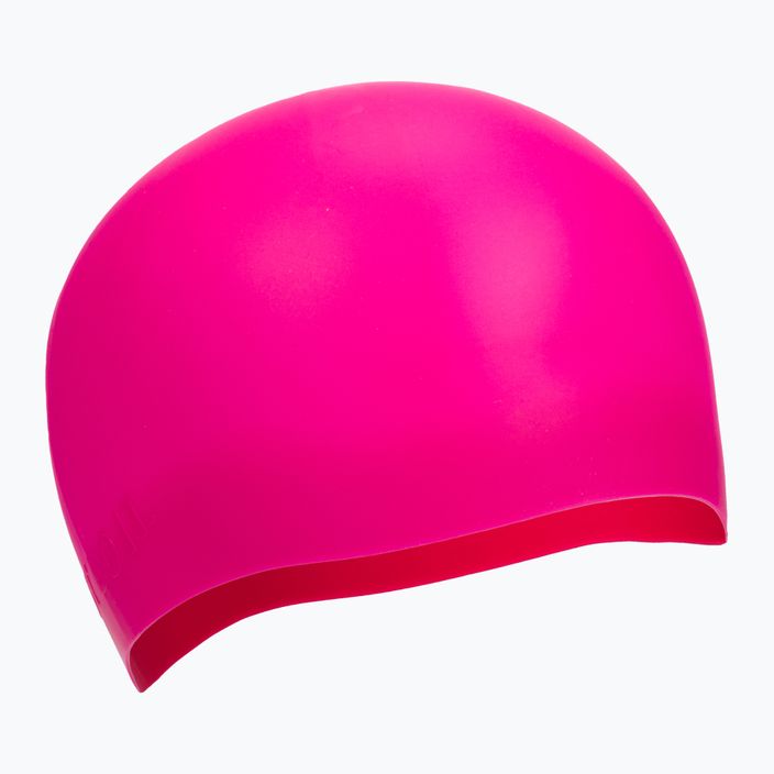 Nike Силиконова шапка за плуване с дълга коса, розова NESSA198-672