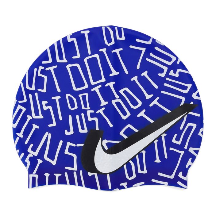 Nike Jdi Scribble Graphic 2 шапка за плуване синя NESSC159-418 2