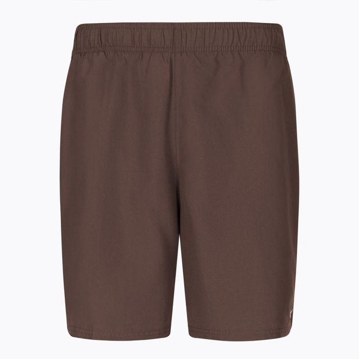 Мъжки къси панталони за плуване Nike Essential 7" Volley, кафяви NESSA559-046