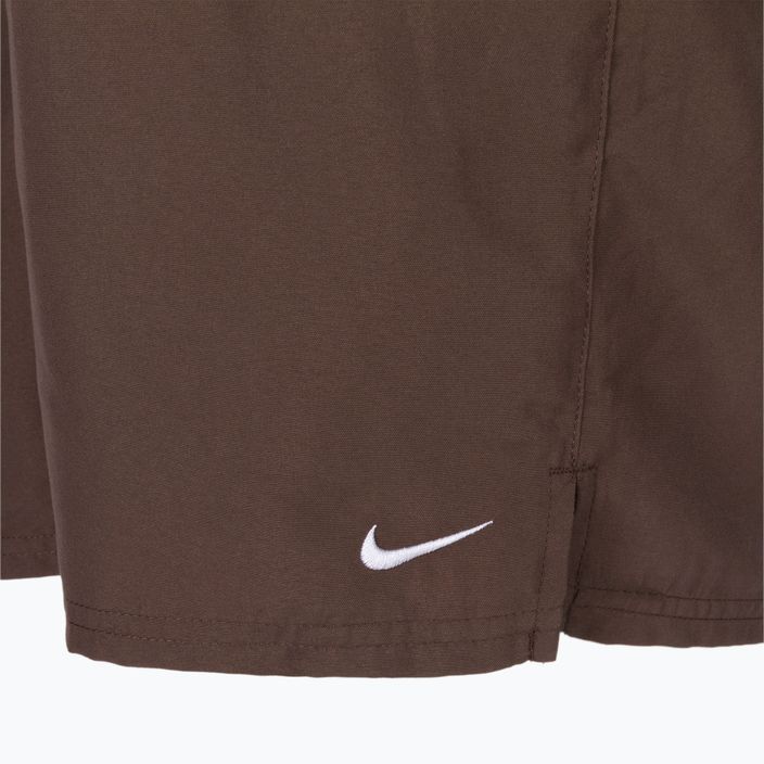 Мъжки къси панталони за плуване Nike Essential 7" Volley, кафяви NESSA559-046 3