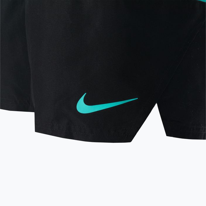 Мъжки къси панталони за плуване Nike Split 5" Volley синьо/черно NESSB451-339 3