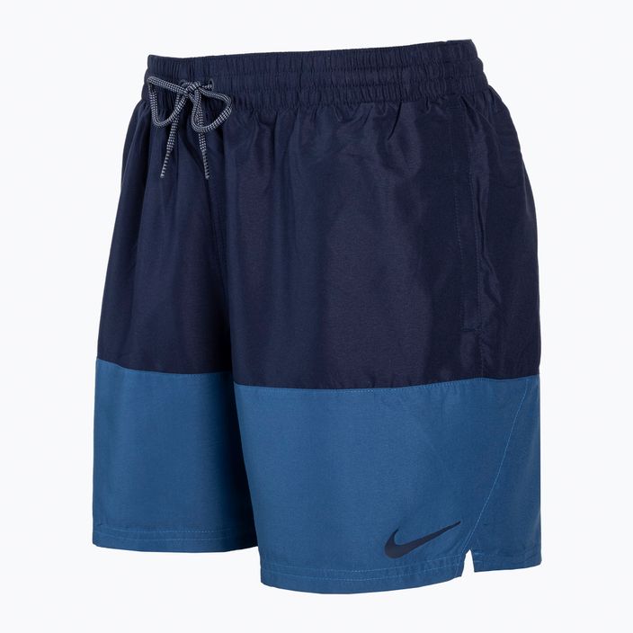 Мъжки къси панталони за плуване Nike Split 5" Volley, тъмносини NESSB451-444 2