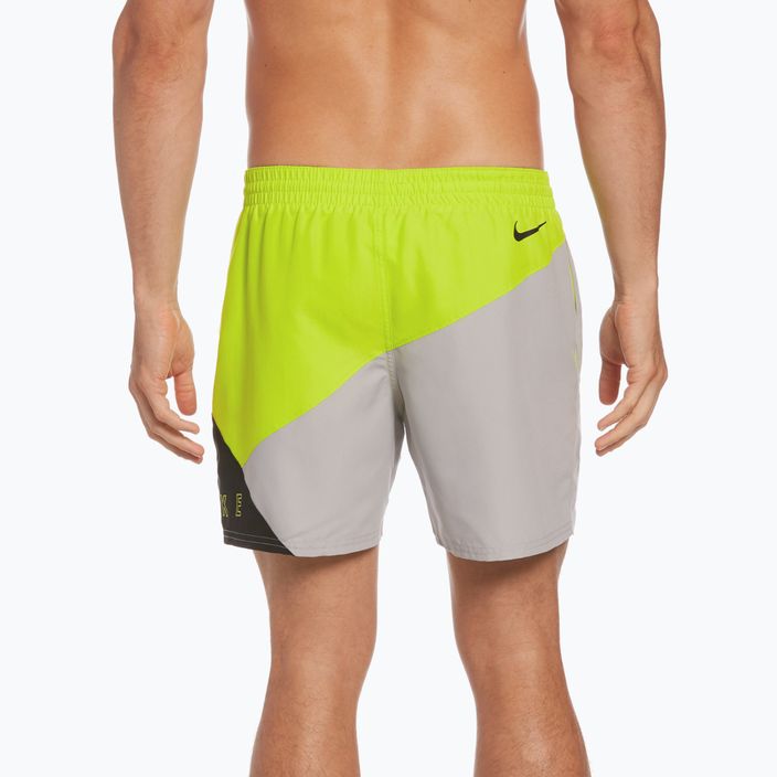 Мъжки къси панталони за плуване Nike Logo 5" Volley green NESSC470-001 7