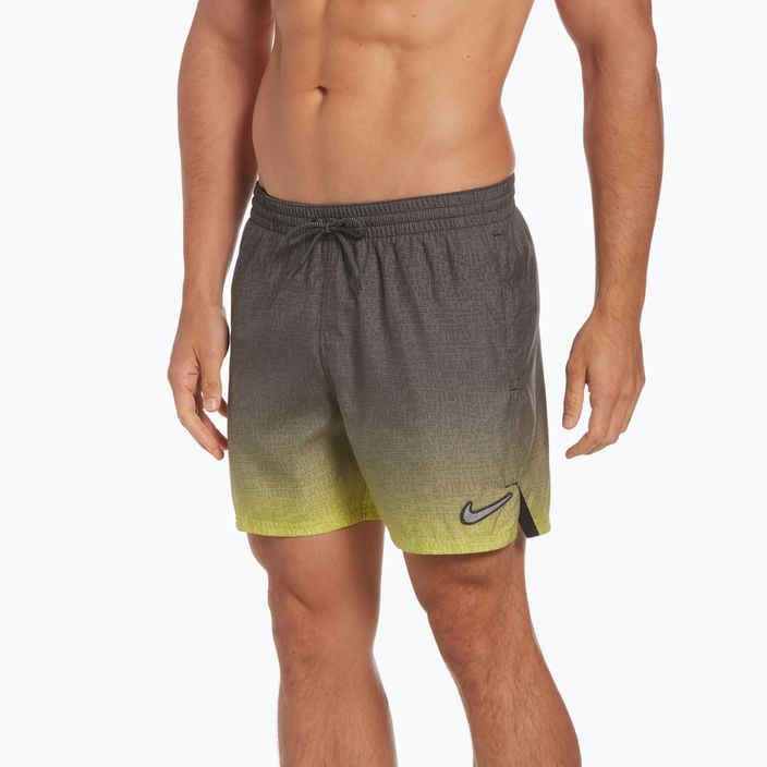 Мъжки къси панталони за плуване Nike Jdi Fade 5" Volley brown NESSC479-312 5