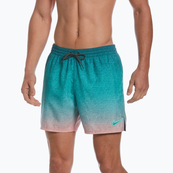 Мъжки къси панталони за плуване Nike Jdi Fade 5" Volley, сини NESSC479-626 5