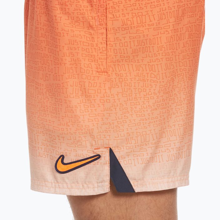 Мъжки къси панталони за плуване Nike Jdi Fade 5" Volley orange NESSC479-817 7