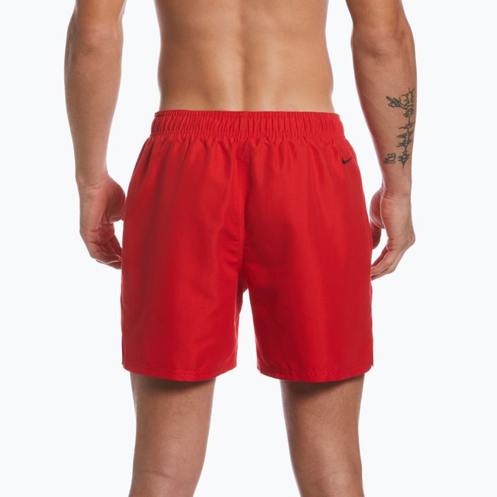 Мъжки къси панталони за плуване Nike Swoosh Break 5" Volley червени NESSC601-614 4