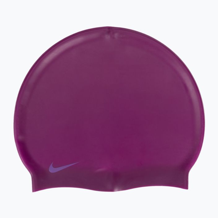 Nike Твърда силиконова шапка за плуване лилава 93060-668