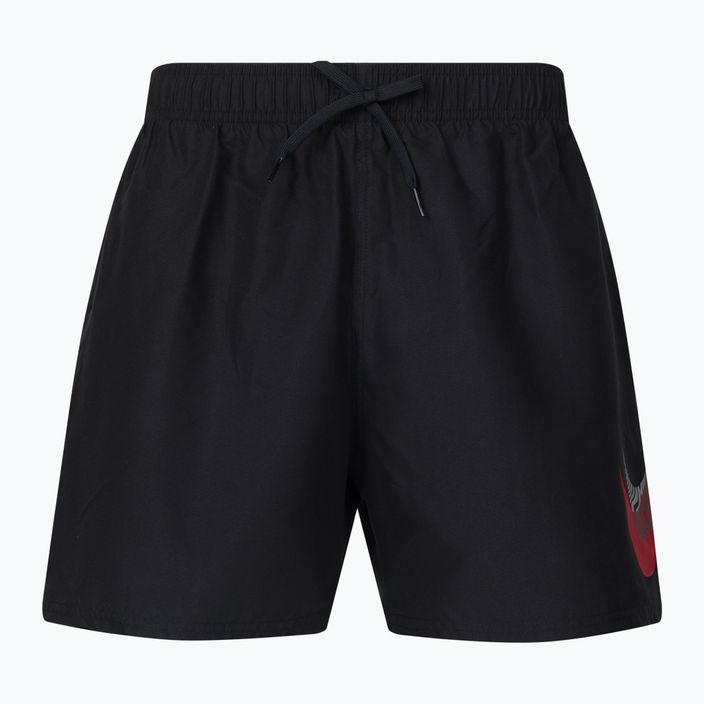 Мъжки къси панталони за плуване Nike Liquify Swoosh 5" Volley черни NESSC611-001