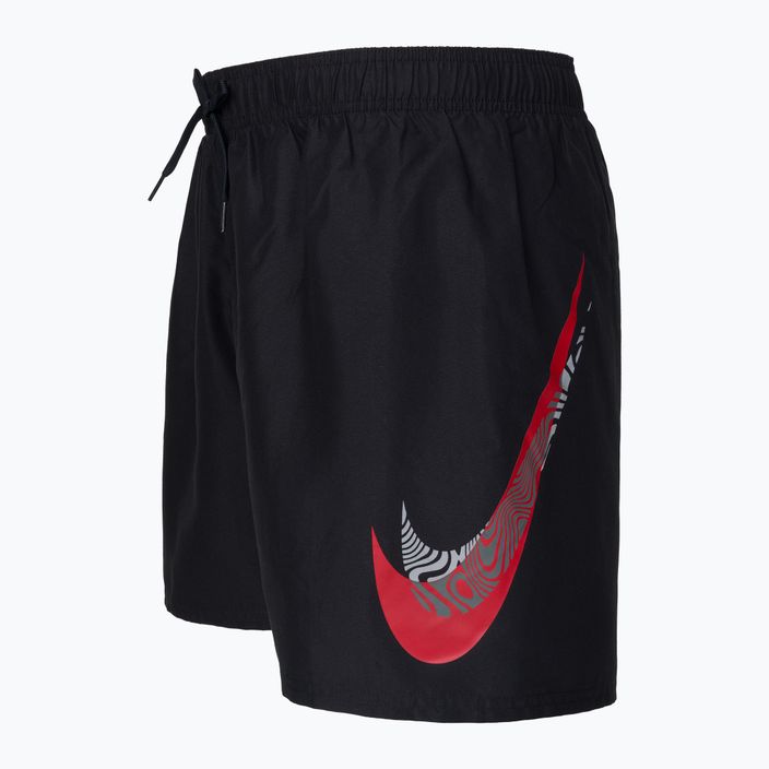 Мъжки къси панталони за плуване Nike Liquify Swoosh 5" Volley черни NESSC611-001 3