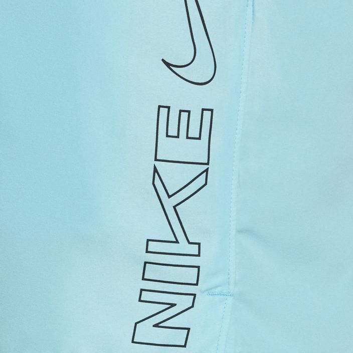 Мъжки къси панталони за плуване Nike Block Swoosh 5 Volley сини NESSC492 6