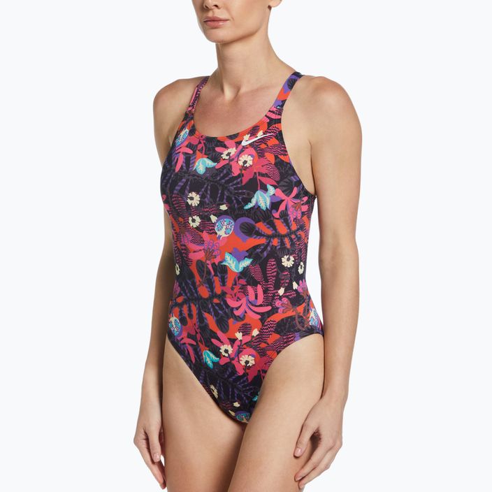 Дамски бански костюм от една част Nike Multiple Print Fastback pink NESSC050-678 4