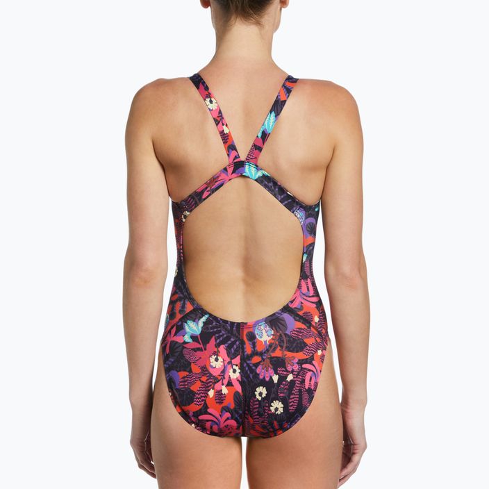 Дамски бански костюм от една част Nike Multiple Print Fastback pink NESSC050-678 5