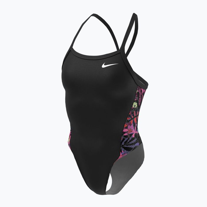 Дамски бански костюм от една част Nike Multiple Print Racerback Splice One black NESSC051-001 6