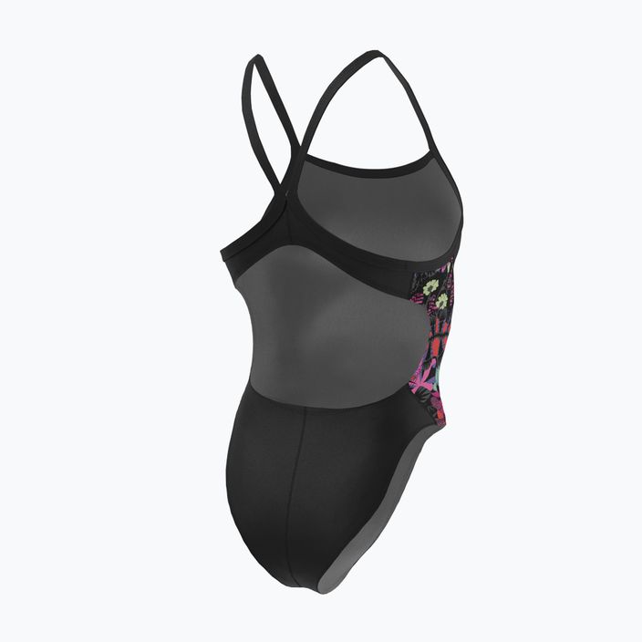 Дамски бански костюм от една част Nike Multiple Print Racerback Splice One black NESSC051-001 7