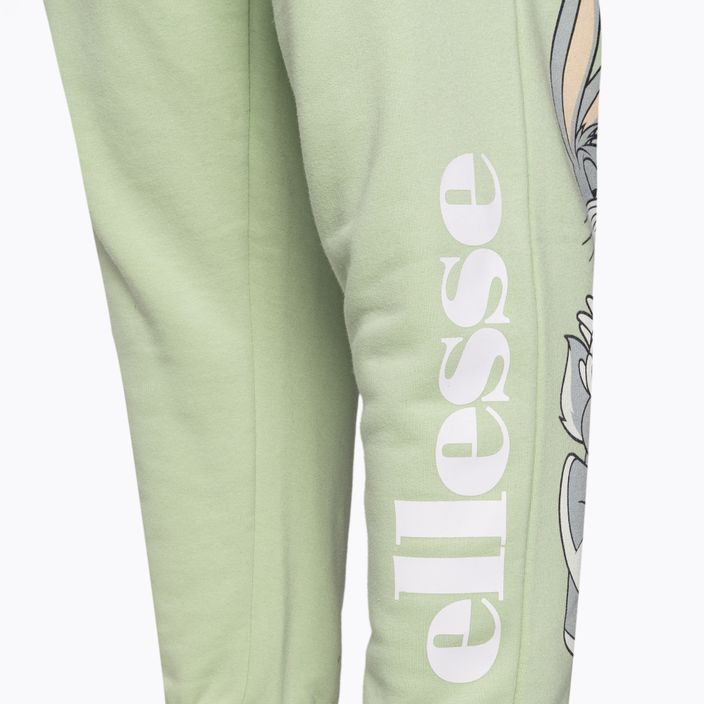 Дамски панталони Buggz Jog светлозелен цвят на Ellesse 3