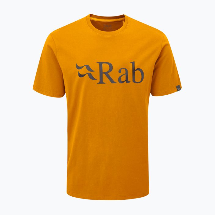 Мъжка тениска за трекинг Rab Stance Logo SS оранжева QCB-08-SUN-SML 5