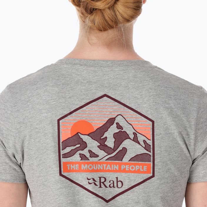 Дамска риза за трекинг Rab Stance Mountain Peak сива QCB-67 3