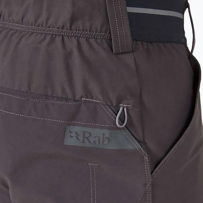 Мъжки къси панталони за трекинг Rab Venant сиви QFV-24 3