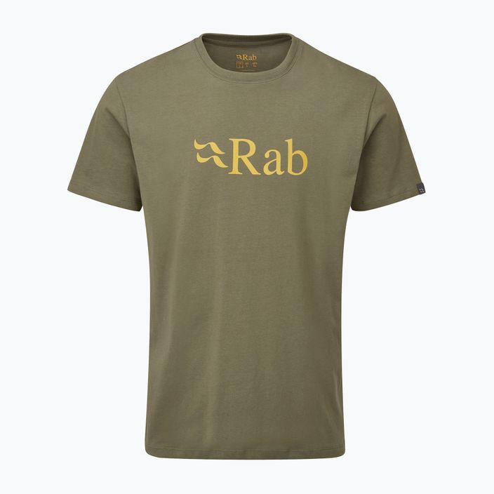Мъжка тениска Rab Stance Logo light khaki 4