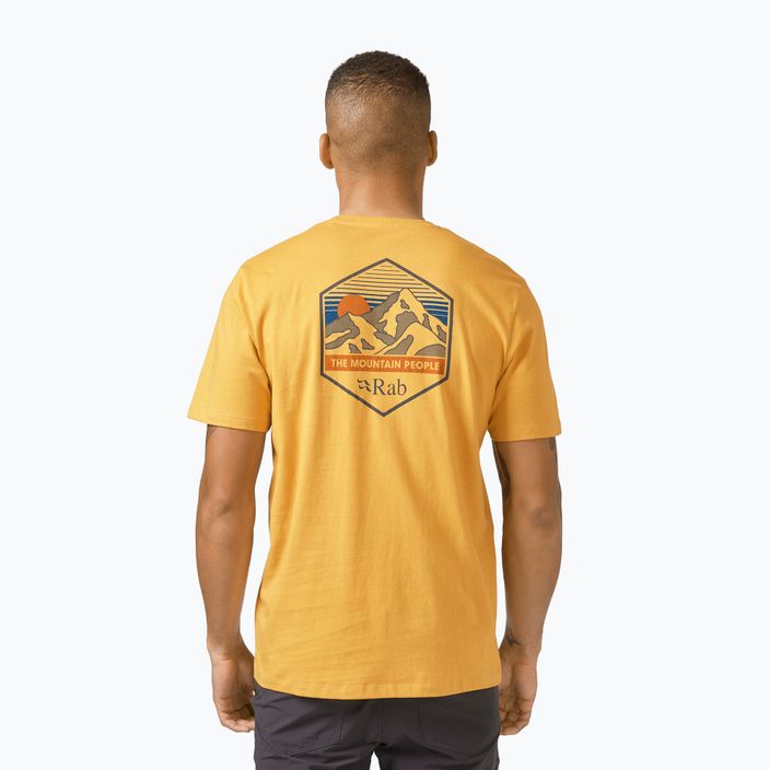 Rab Stance Mountain Peak мъжка тениска за трекинг sahara QCB-66 2