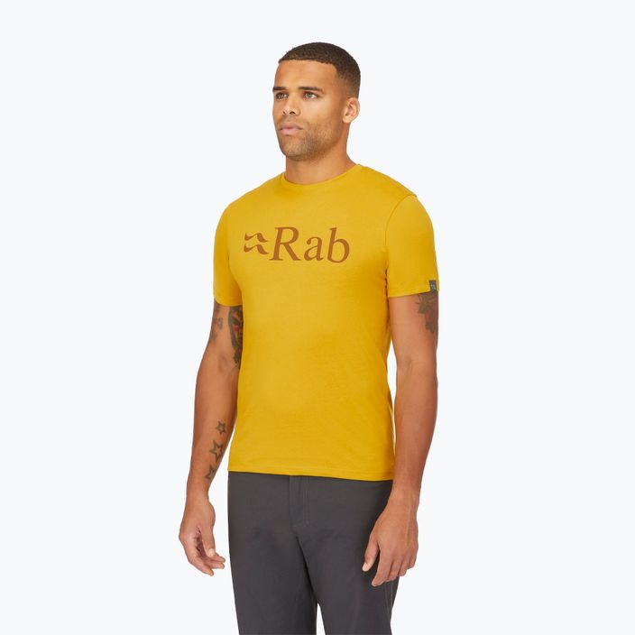 Мъжка тениска Rab Stance Logo sahara 3