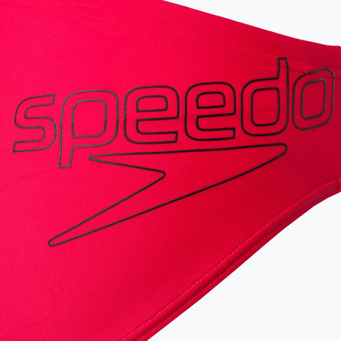 Speedo Logo Brief детски слипове за плуване червени 8-00314914374 3
