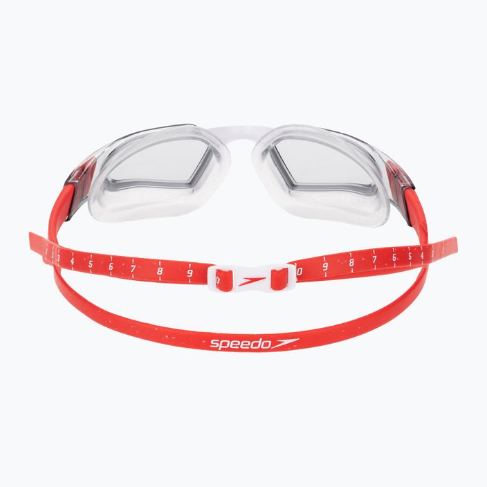 Очила за плуване Speedo Aquapulse Pro червено/бяло 5