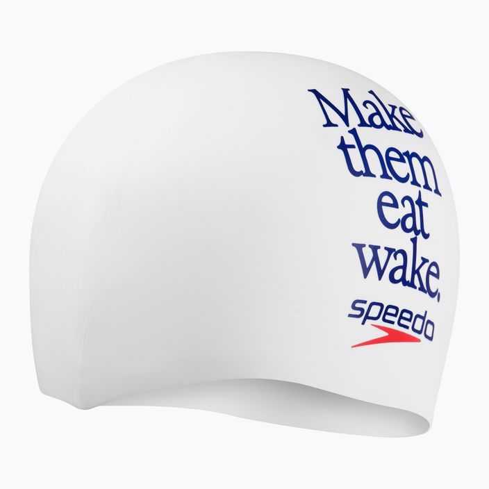 Speedo Шапка с лого за поставяне бяла 8-0838514611 2