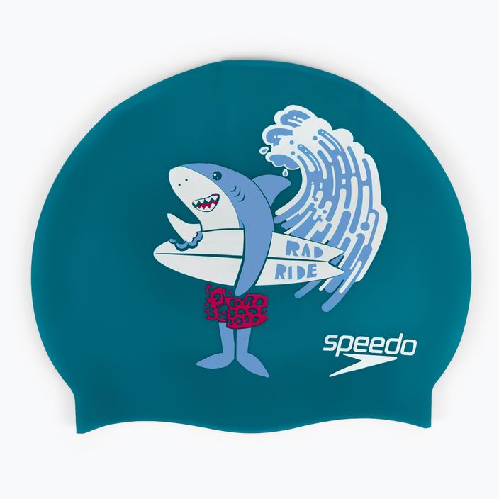 Speedo Детска шапка Speedo Printed Silicone Junior морско синя 8-0838614637