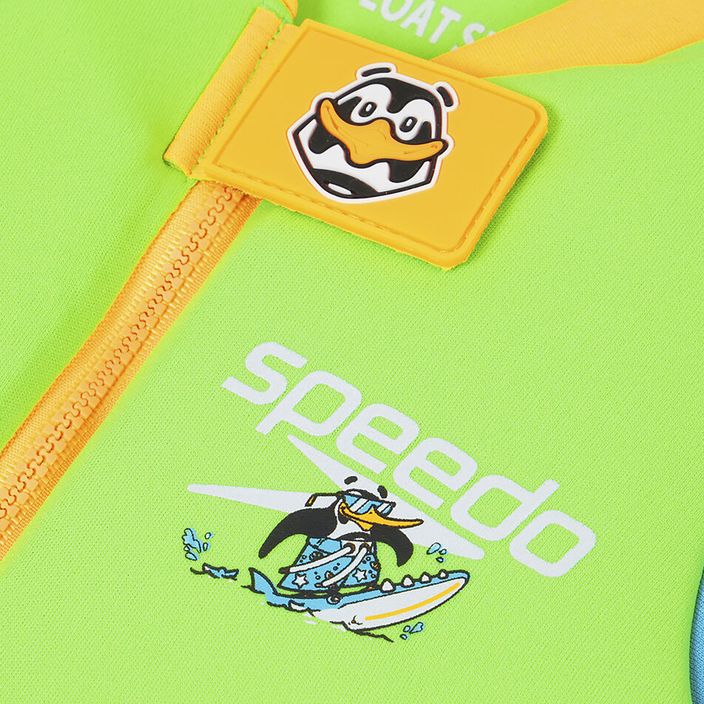 Детски костюм за плуване с щампа Speedo, зелен 8-1225814682 3