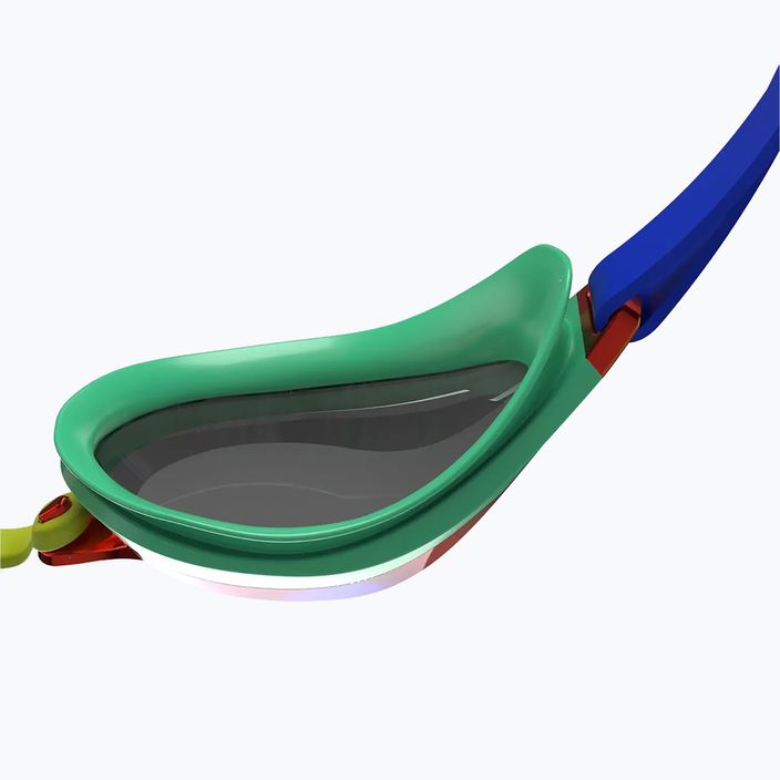 Speedo Fastskin Speedsocket 2 Огледални очила за плуване harlequin green/mandarin peel/true cobalt 4