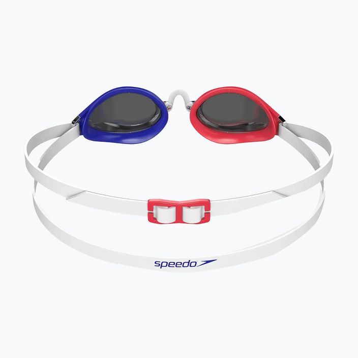 Очила за плуване Speedo Fastskin Speedsocket 2 Mirror червено/бяло/синьо 3