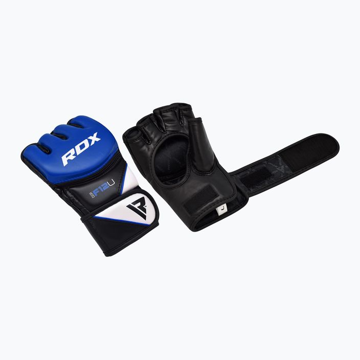 RDX Glove Нов модел GGRF-12U сини граплинг ръкавици 3