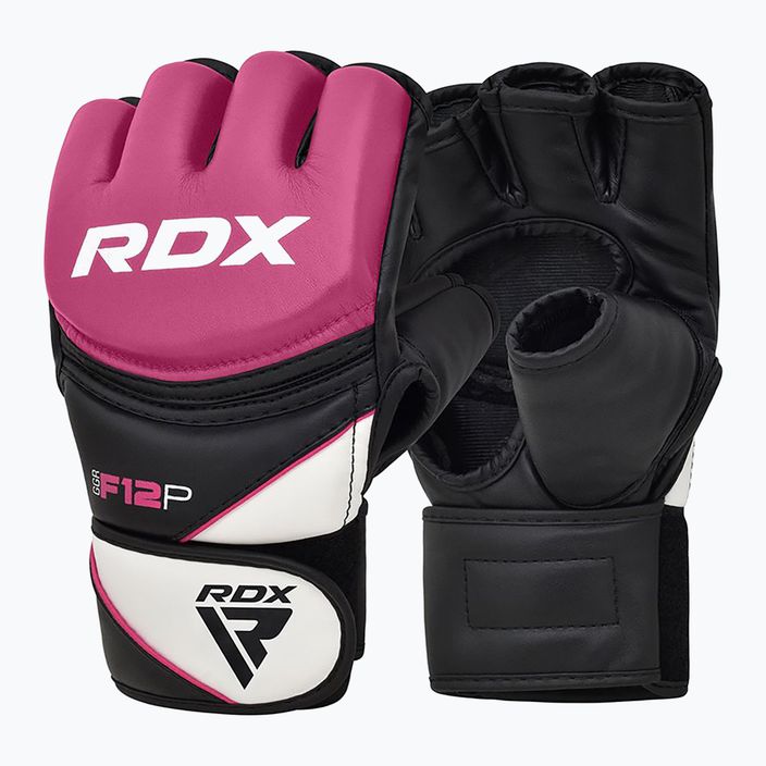 RDX Нов модел граплинг ръкавици розови GGRF-12P 7