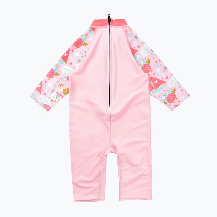 Детски слънцезащитен костюм Splash About UV за малки деца с UPF 50+  розов TUVSOP1 2