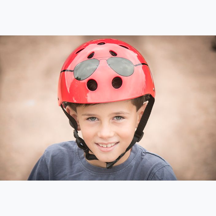 Hornit Aviators червена детска каска за велосипед 12
