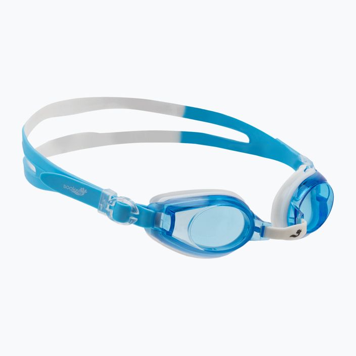 Детски очила за плуване Splash About Piranha Лазурно бяло и синьо SOGJPA