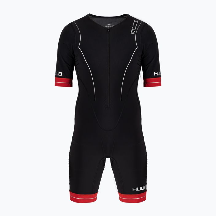 Мъжки костюм HUUB Race Long Course Tri Suit black/red