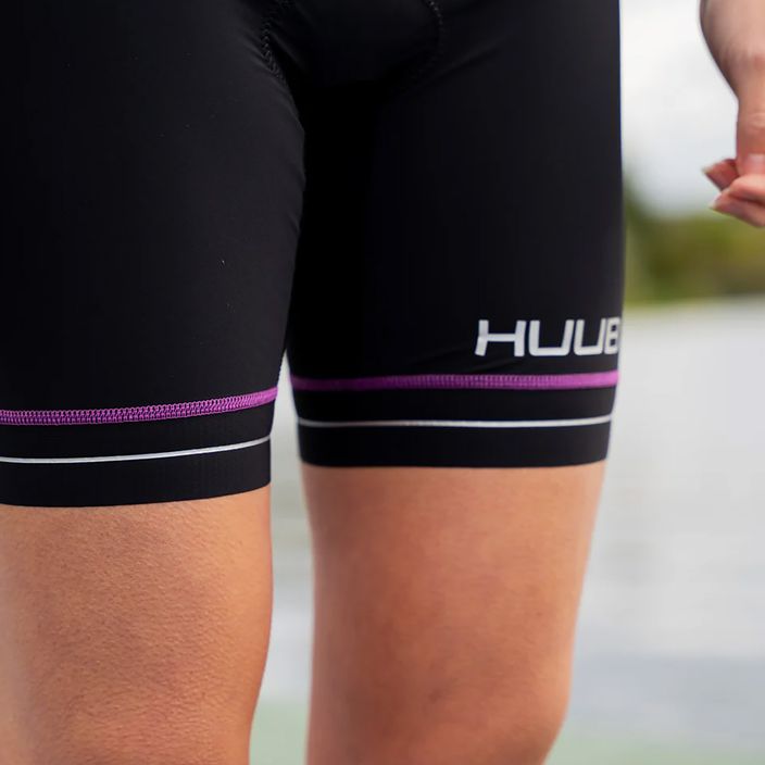 Дамски шорти за триатлон HUUB Aura Tri Short black/purple 7