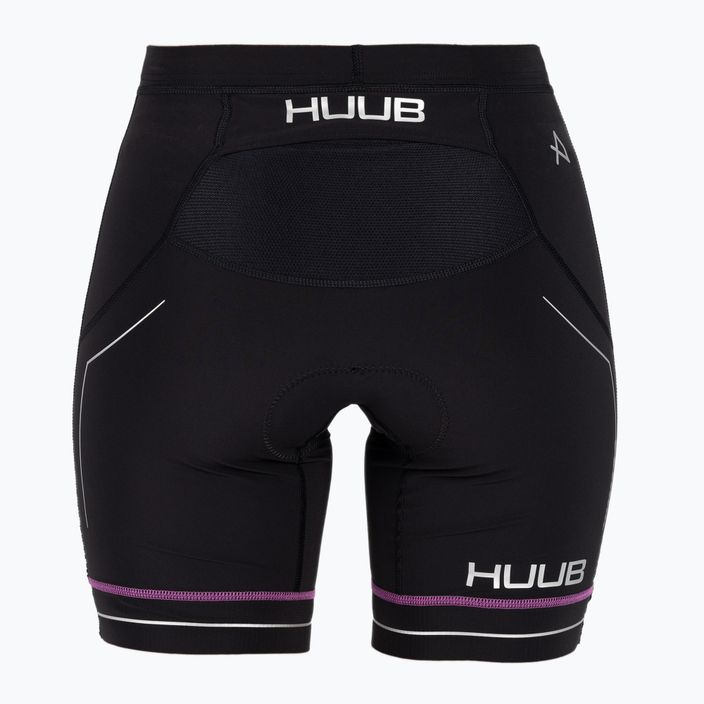 Дамски шорти за триатлон HUUB Aura Tri Short black/purple 2