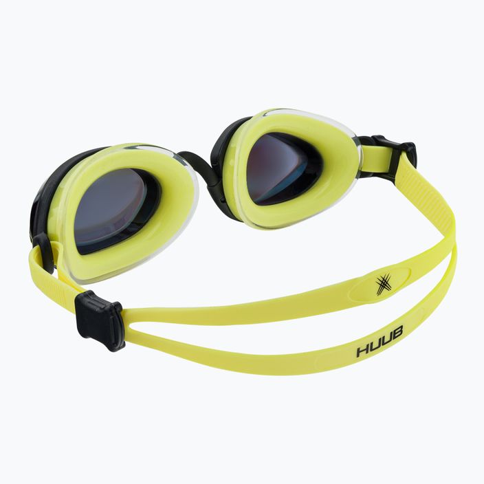 Очила за плуване HUUB Pinnacle Air Seal черно-жълти A2-PINN 4