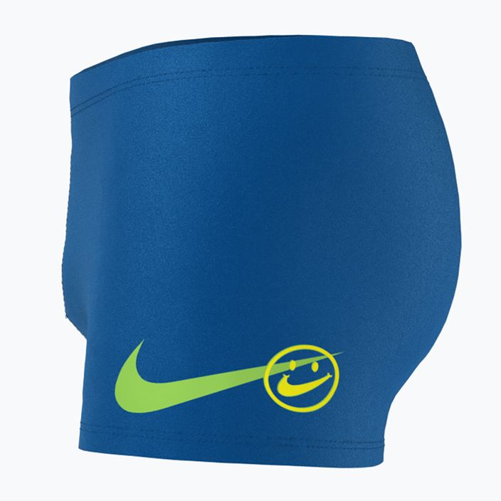 Детски боксерки за плуване Nike Multi Logo Square Leg, сини NESSD042-494 6